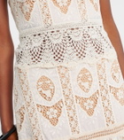 Johanna Ortiz Embroidered voile top