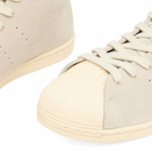 Adidas x Wales Bonner Superstar Hi in Cream White/Gold Metallic