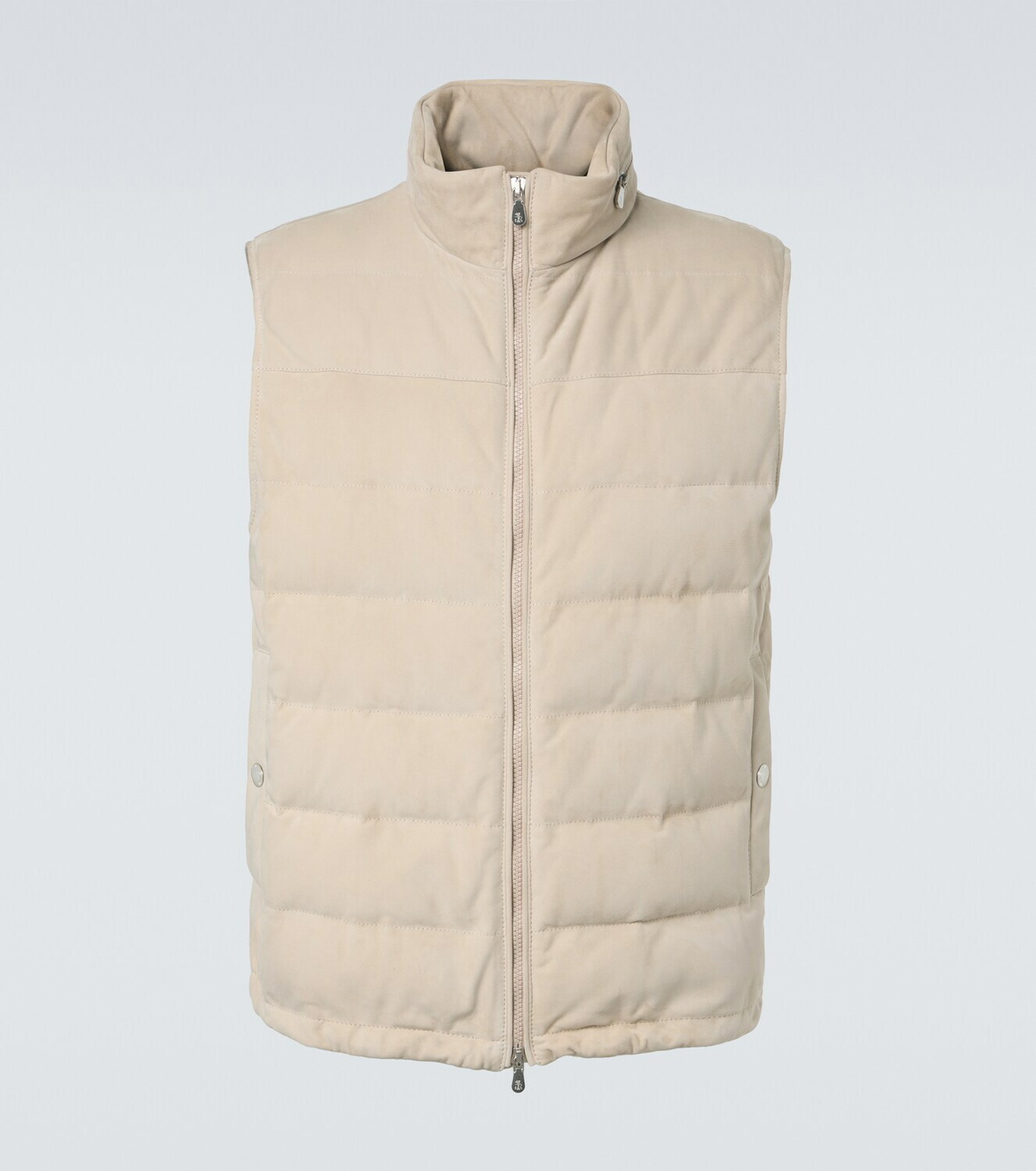 Brunello Cucinelli Suede down vest