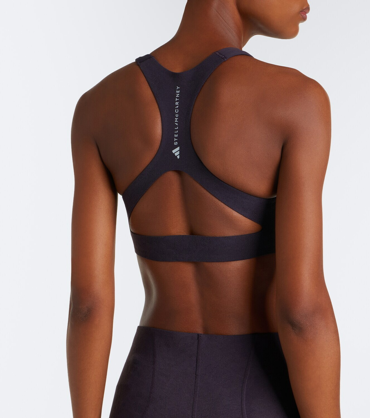 Adidas by Stella McCartney Logo jersey sports bra