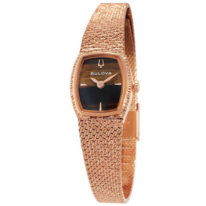 Photo: Bulova Goddess of Time Quartz Brown Dial Ladies Watch 97L185