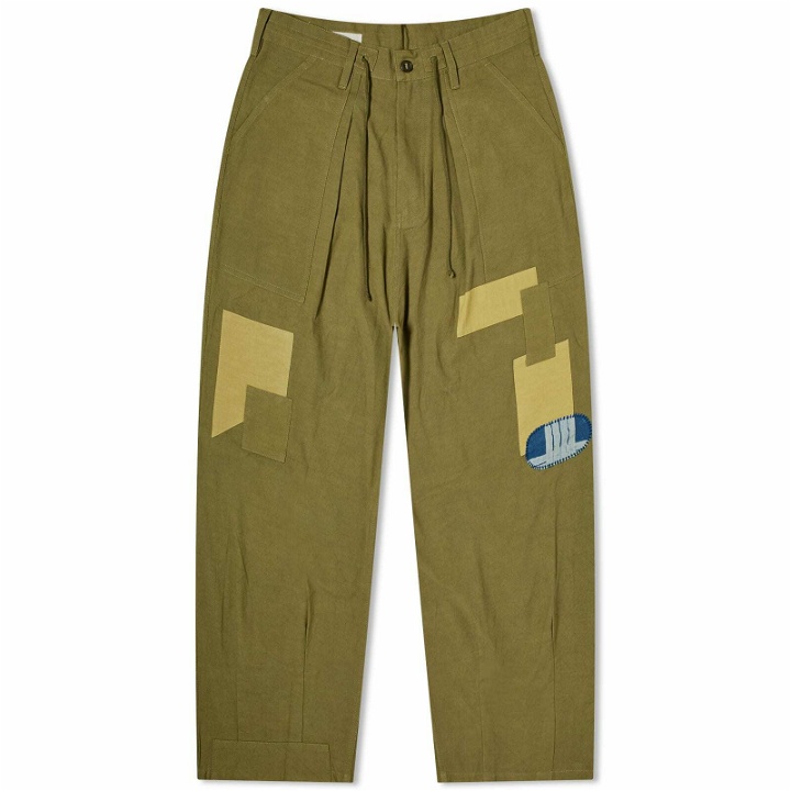 Photo: Story mfg. Men's Mechanic Pant in Olive Scarecrow