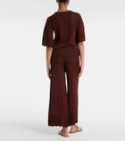 Eres Rêverie open-knit cotton-blend top