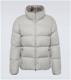 Herno Silk and cashmere puffer jacket