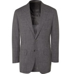 Thom Sweeney - Unstructured Wool, Silk and Linen-Blend Suit Jacket - Gray