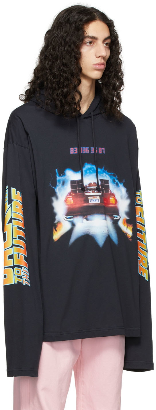 VTMNTS Black 'Back To The Future' Hoodie VTMNTS