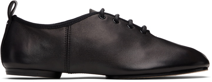 Photo: Maison Margiela Black Tabi Jazz Lace-Up Derbys