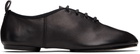 Maison Margiela Black Tabi Jazz Lace-Up Derbys