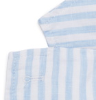 Barena - Light-Blue Unstructured Striped Linen Blazer - Men - Light blue