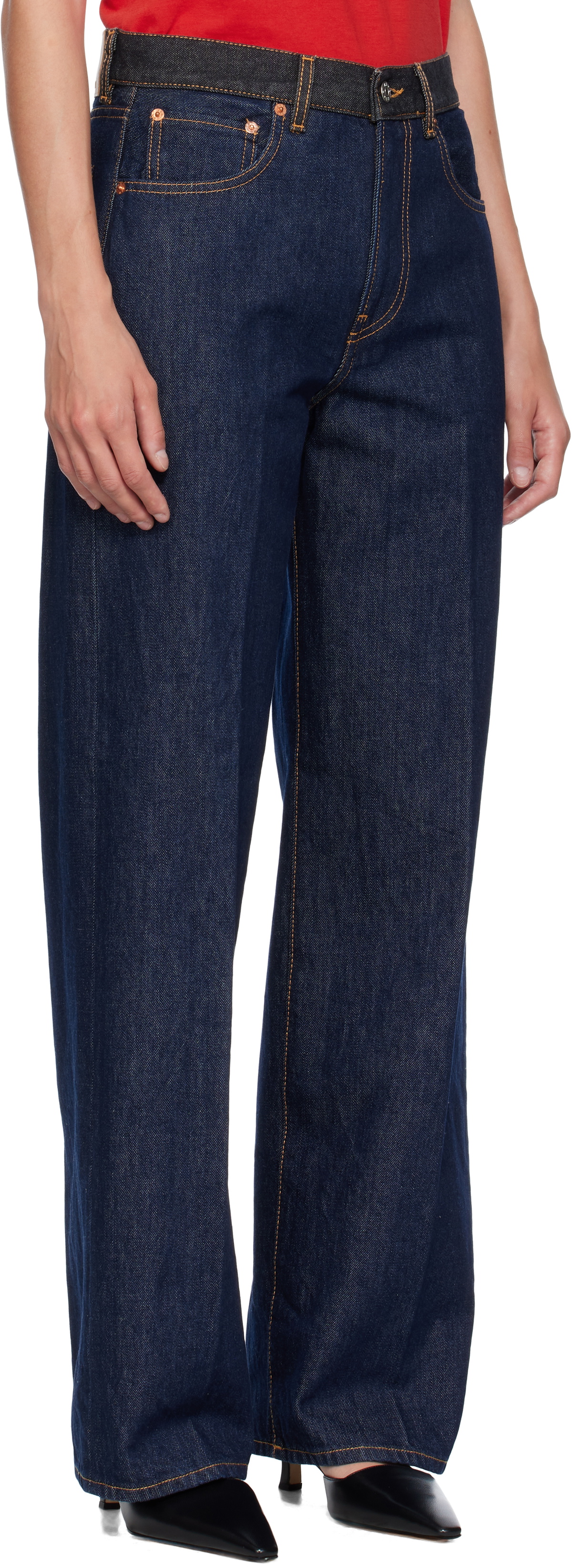 6397 Blue Contrast WB Jeans