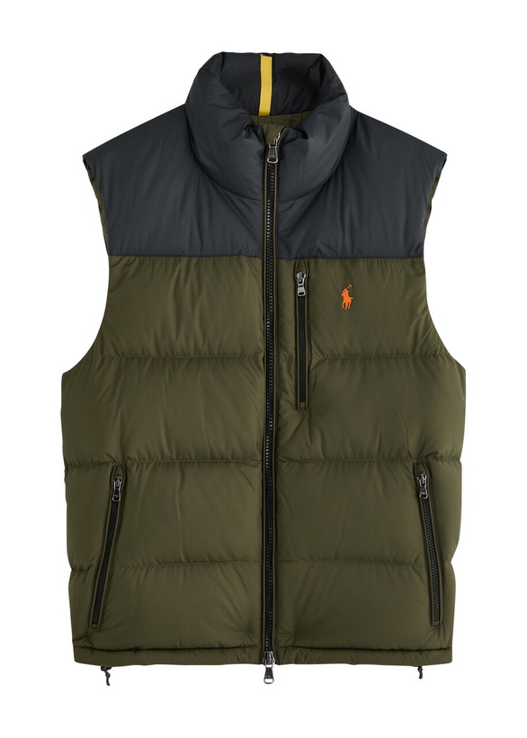 Photo: Polo Ralph Lauren Logo-embroidered Quilted Shell Gilet Green