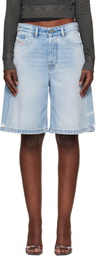 Diesel Blue De-Sire-Short Denim Shorts