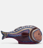 Staud Pesce beaded clutch