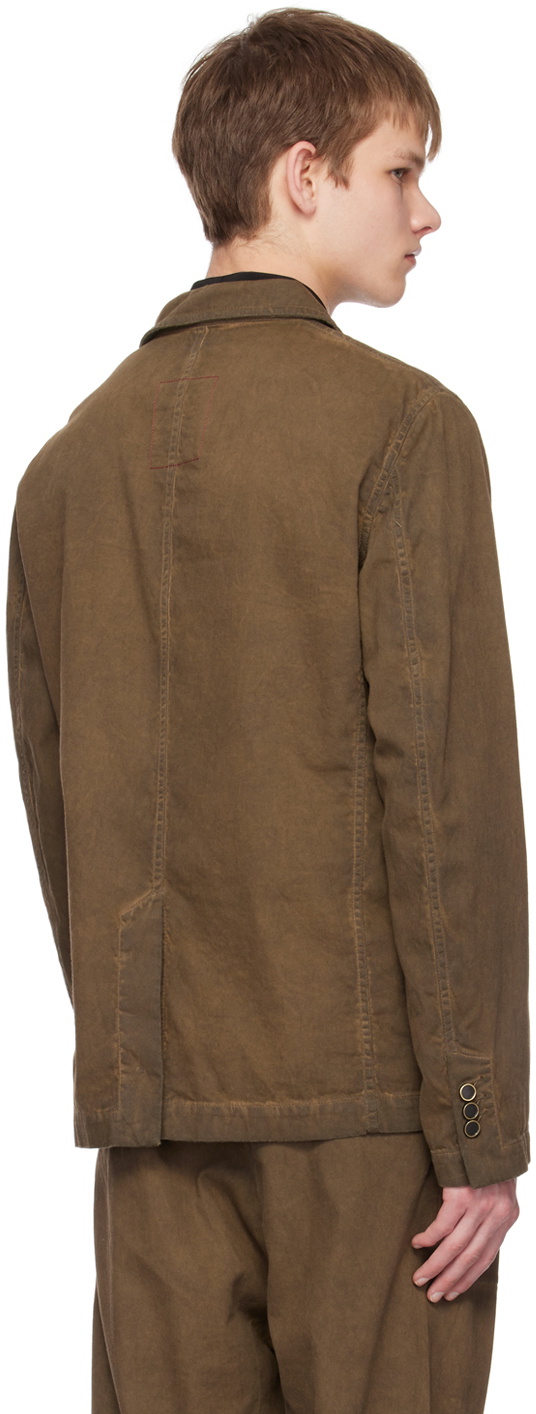 UMA WANG Tan Jose Blazer