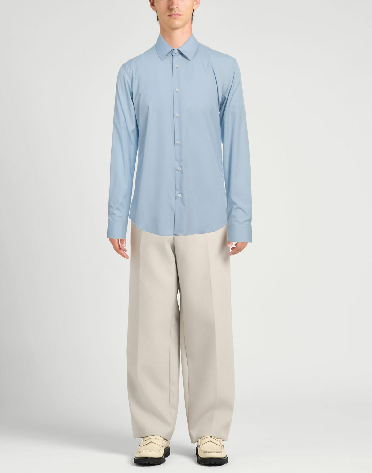 Sandro Mens Shirt Sky in Blue