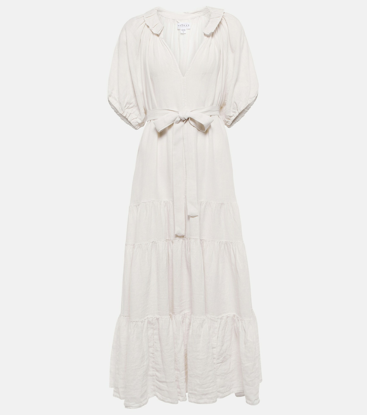Velvet - Karina linen midi dress Velvet