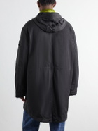 Stone Island - Hooded Layered Garment-Dyed Shell-TC Parka - Gray