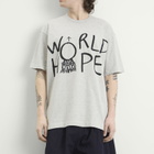 Comme des Garçons SHIRT Men's World Hope T-Shirt in Grey