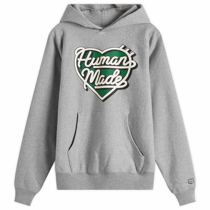 Photo: Human Made Men's Heavyweight Hoodie in Grey