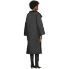 Toteme Black Quilted Annecy Coat