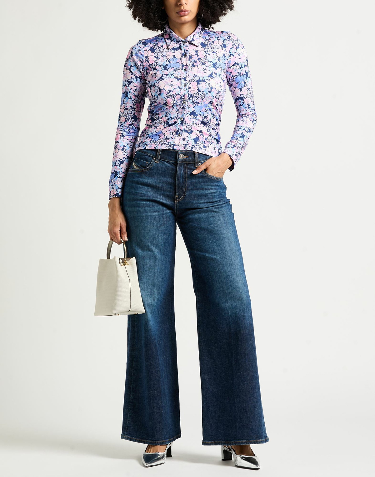 Guess Womens Shirt Lilac