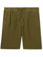 NN07 - Seb Linen Drawstring Shorts - Green