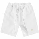 Advisory Board Crystals Men's 123 Sweat Short in Selenite White