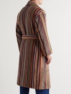 Paul Smith - Belted Striped Cotton-Terry Robe - Multi