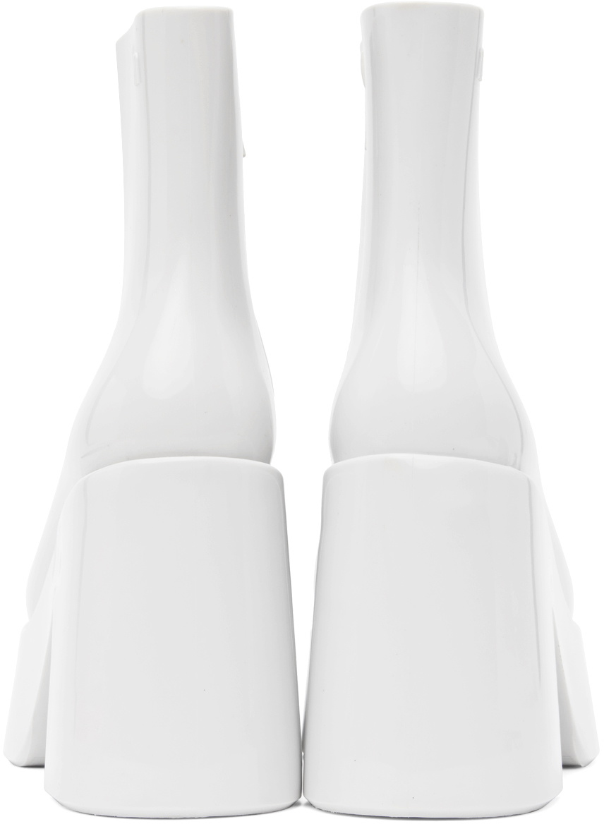 【関税込み】Melissa ホワイト Nubia II ブーツ Nubia Boot in White – Melissa Shoes