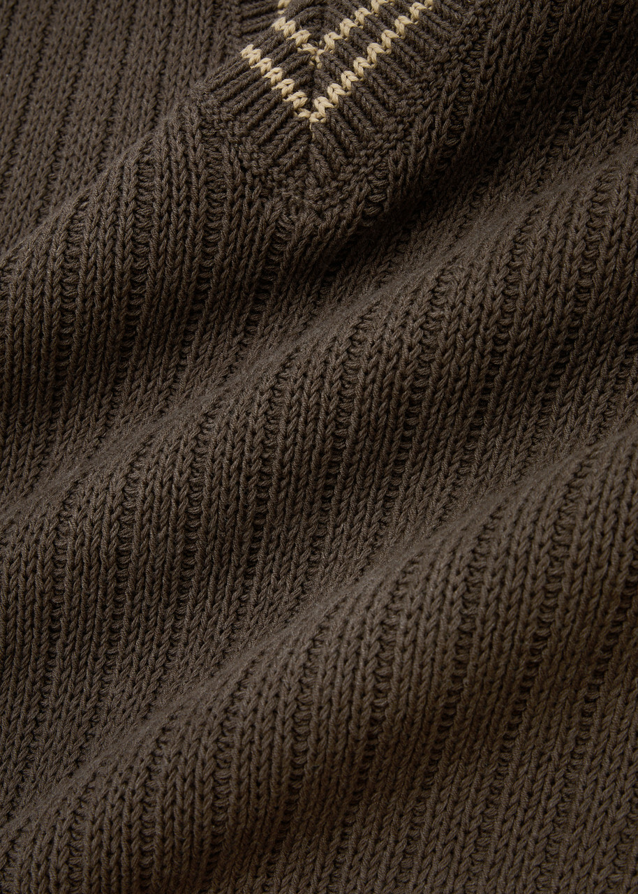 Nudie Jeans Sverre Knitted Vest Brown