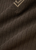 Nudie Jeans Sverre Knitted Vest Brown