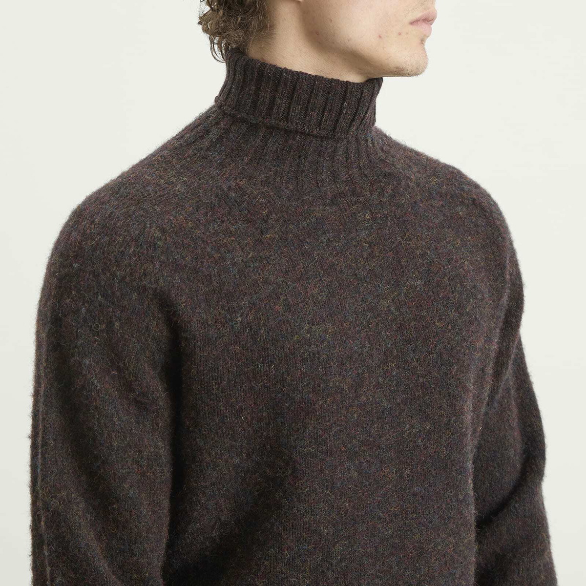 Howlin by Morrison Men's Howlin' Sylvester Roll Neck Knit in Wolf
