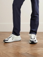 G/FORE - MG4X2 Leather and Suede-Trimmed Mesh Golf Sneakers - White