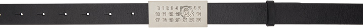 Photo: MM6 Maison Margiela Black Numeric Belt