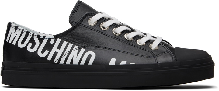 Photo: Moschino Black Logo Sneakers