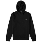 A.P.C. Men's Item Logo Hoody in Black