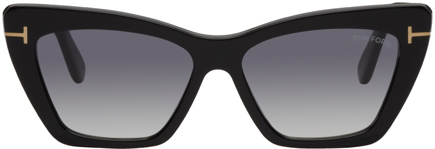 TOM FORD ブラックキャット　サングラス TOM FORD Black Wyatt Sunglasses TOM FORD