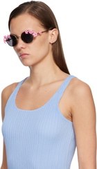 LOEWE Gold & Pink Paula's Ibiza Daisy Field Sunglasses