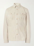 Ralph Lauren Purple label - Suede Overshirt - Neutrals