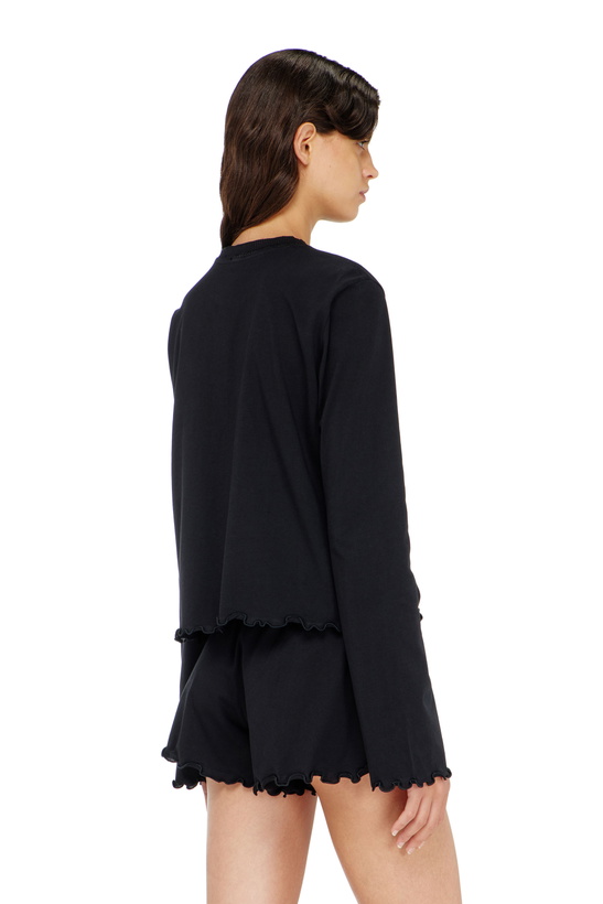 Photo: Diesel Pajama set in cotton with floral detail - Pajamas - Woman -