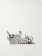 SAINT LAURENT - Logo-Embellished Silver-Tone Pin