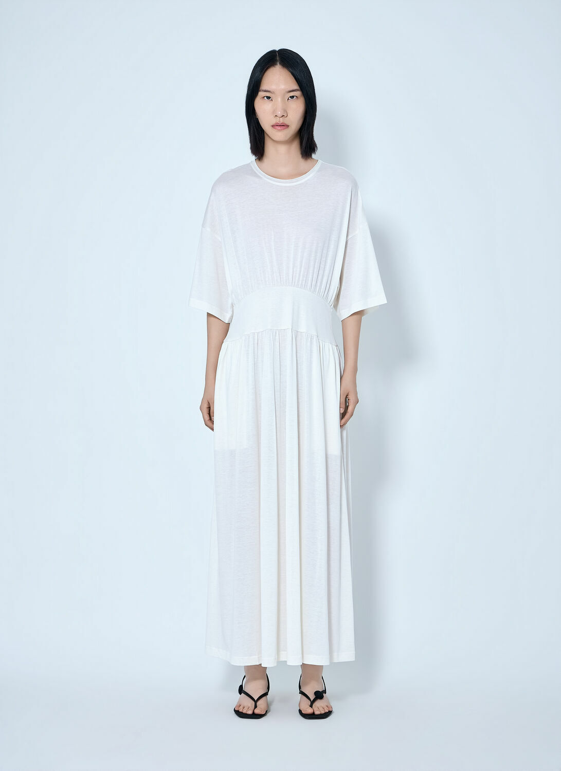 Toteme Cotton Silk Tee Dress