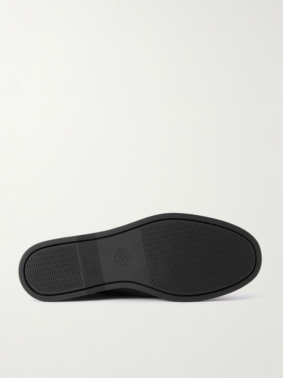 Saman Amel - City Moc Full-Grain Leather Boat Shoes - Black