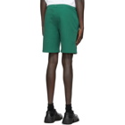 Kenzo Green Fleece Little X Shorts