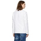 Junya Watanabe White Chambray Blazer