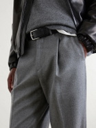 George Cleverley - 3.5cm Leather Belt - Black