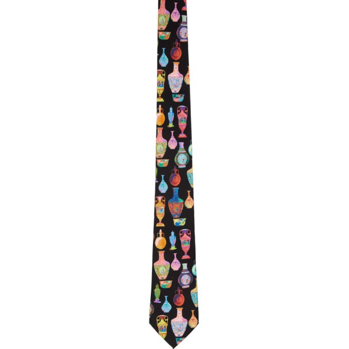 Photo: Versace Multicolor Vase Neck Tie