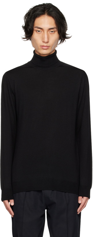 Photo: A.P.C. Black Dundee Turtleneck