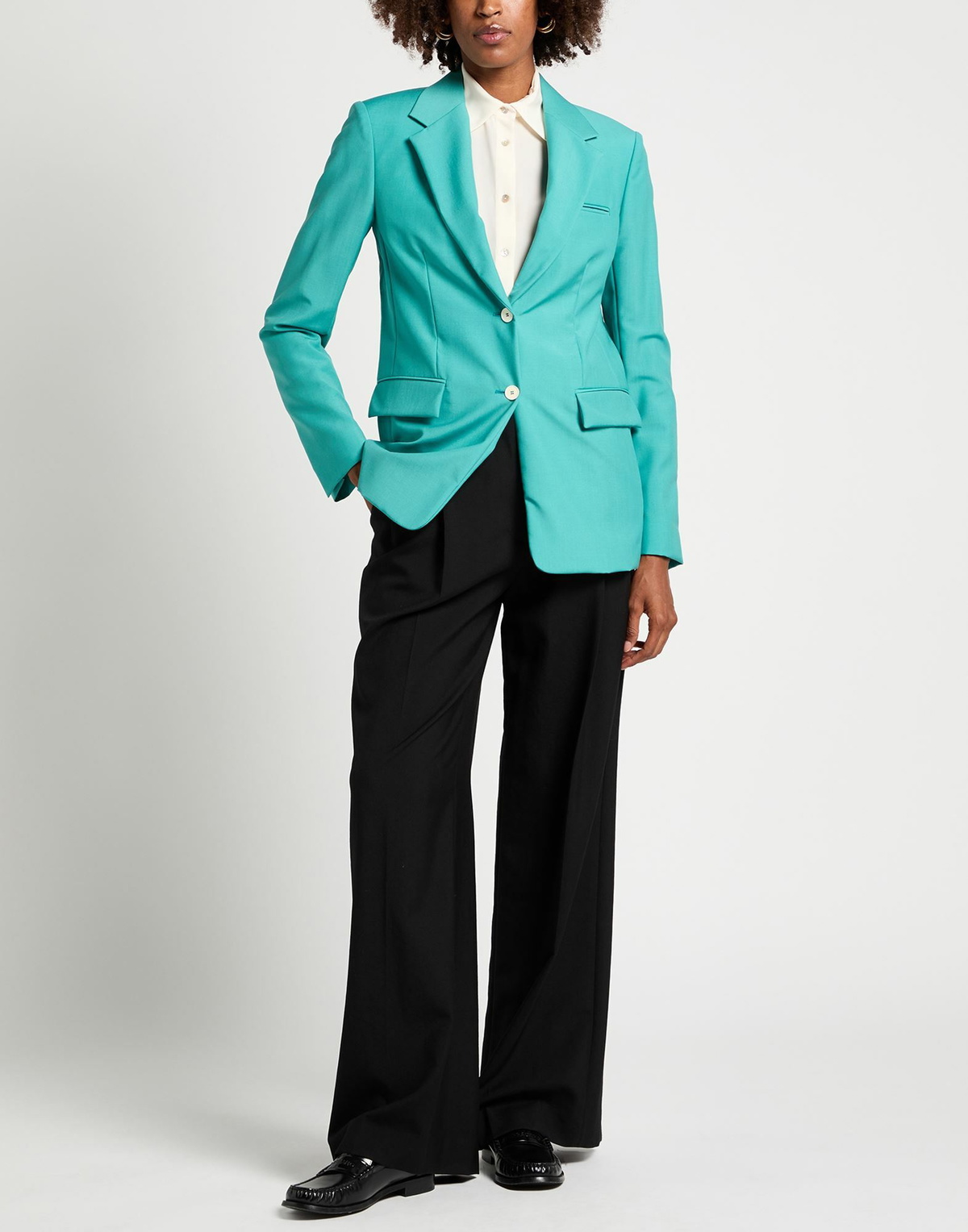 Lanvin Womens Blazer Turquoise