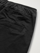 FEAR OF GOD - Shell-Trimmed Cotton-Twill Drawstring Trousers - Black